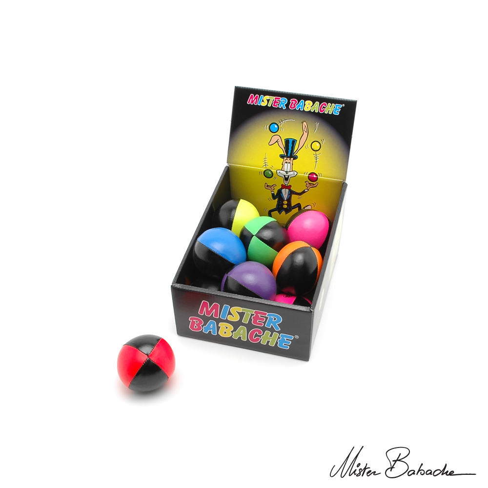 Présentoir petit (15 balles à grains) I - 130 g - couleurs mélangées avec noir