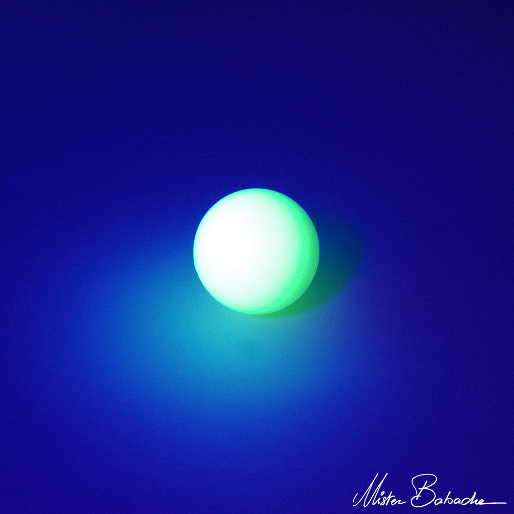 Stage ball PEACH - 72 mm - glow in the dark