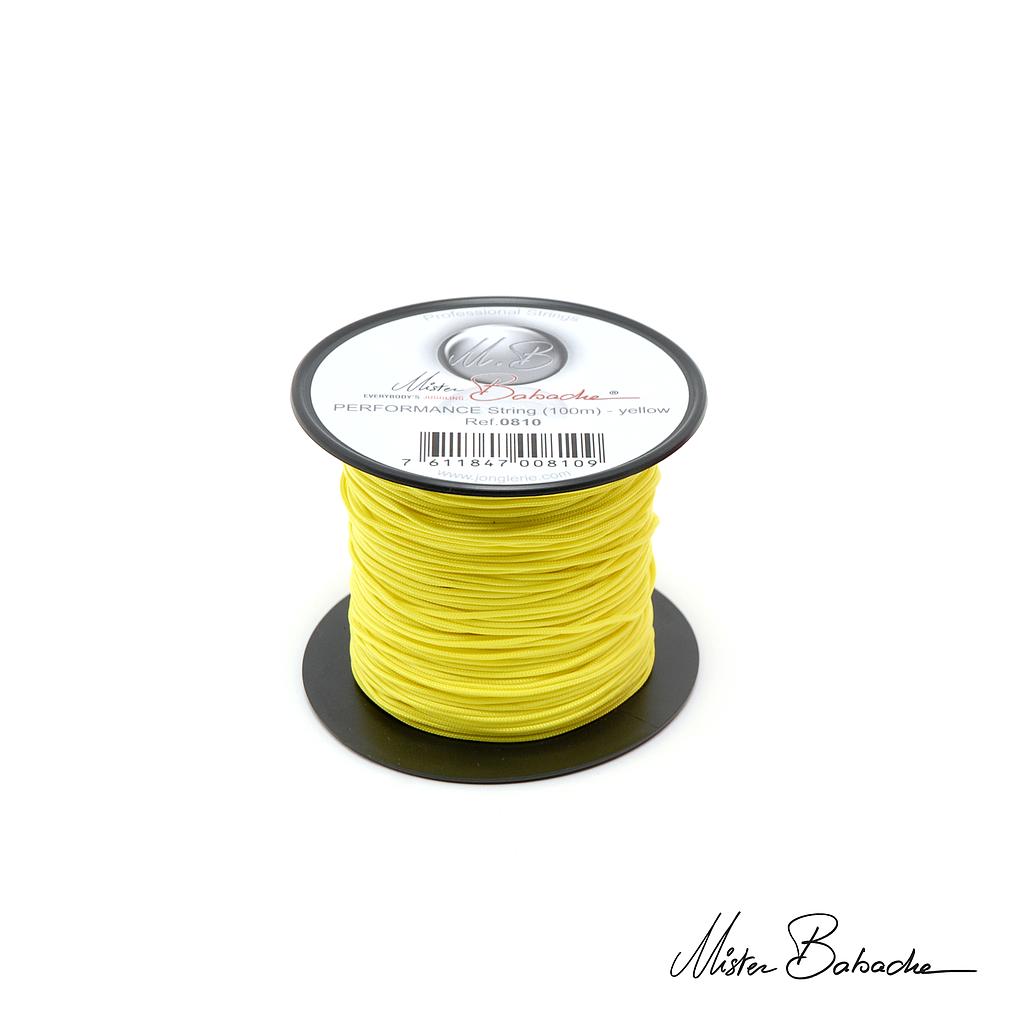 Ficelle PERFORMANCE (100 m) - jaune