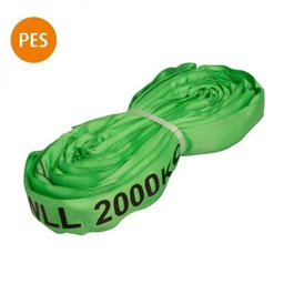 [3791] Elingues Tubulaire 2m CMU 2000Kg (vert)