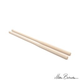 [0060] Baguettes diabolo bois - Deluxe - hêtre brut (sans ficelle)